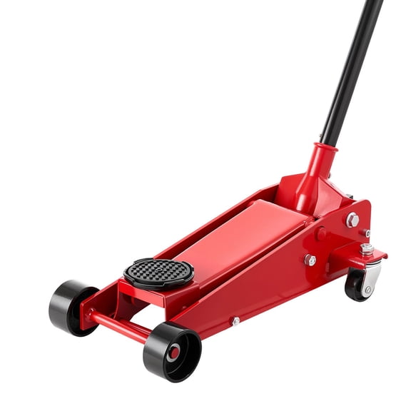 Zaverox 3 Ton Low Profile Steel Floor Jack, Single Piston Quick Lift Hydraulic Trolley Jack for Sports Car SUV Pickup Repair