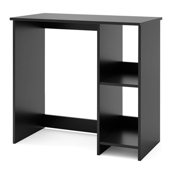 Zaverox 31.5 Inch Computer Desk with 2 Storage Drawers, Small Writing Table for Home Office, Space-Saving Workstation with Leg Room