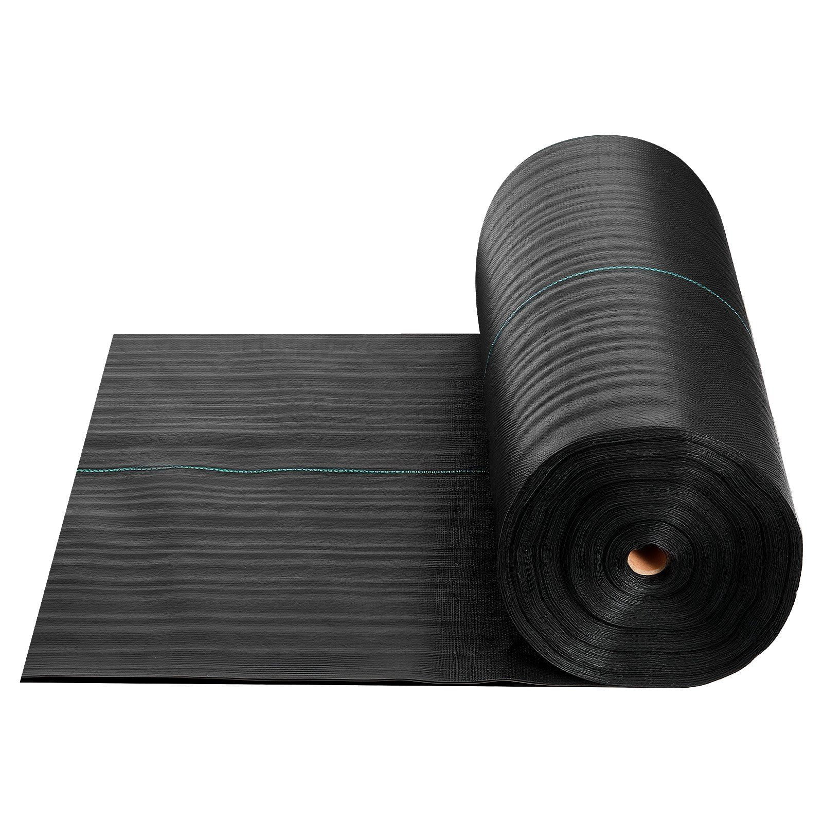 Zaverox 3ft x 100ft Heavy Duty 5OZ Woven Weed Barrier Landscape Fabric, Black Geotextile Webbing for Garden Weed Control & Ground Cover