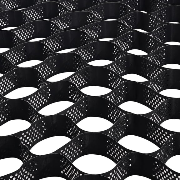 Zaverox 4 Inch Depth Permeable Gravel Grid, 17.06ft x 8.86ft (5200x2700mm) 1880 LBS/Sq Ft Geo Grid for Driveway Stabilization, Garden & RV Parking