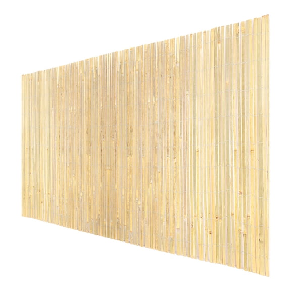 Zaverox 6ft H13ft L Natural Bamboo Slat Privacy Fence Panel, Eco-Friendly Decorative Barrier for Garden Backyard Balcony Patio Pool Side