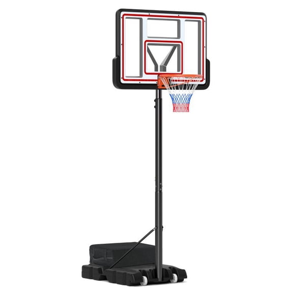 Zaverox Portable Basketball Hoop Adjustable Basketball Goal System for Driveway, Outdoor & Indoor Court Use