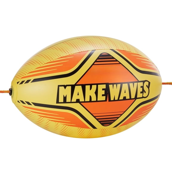 Zaverox Thickened PVC Booster Ball for Boating, Towable Tube Rope Performance Ball with Safety Valve