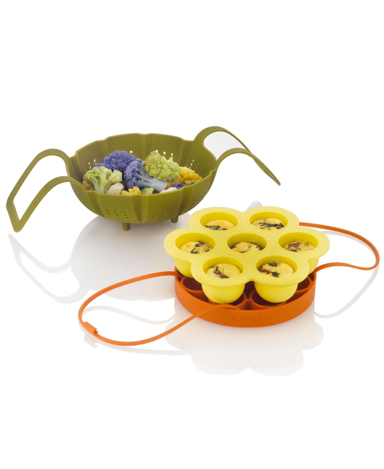 Zavor Everyday Pressure Cooker Accessories Set - Steamer, Rack and Egg Mold