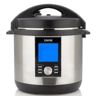  Zavor DUO 8.4 Quart Multi-Setting Pressure Cooker with Digital  Cookbook and Steamer Basket - Polished Stainless Steel (ZCWDU03): Home &  Kitchen