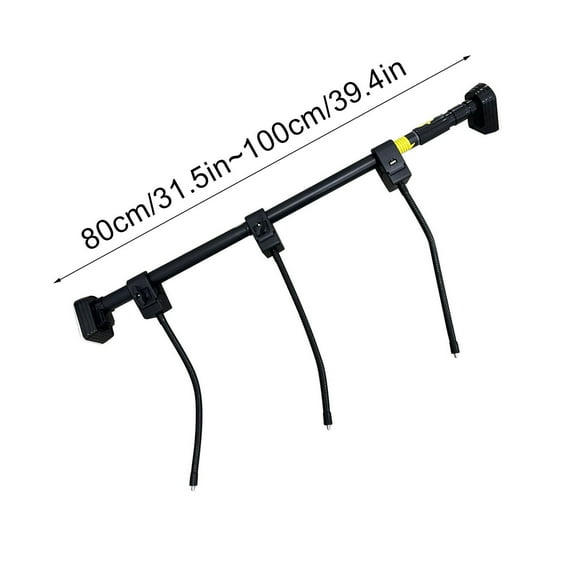 Zawou Heavy-Duty Garland Hanger for Door Frame - Adjustable Christmas Decoration Stand 80-100cm with Versatile Display Options