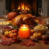 Zawou Pumpkin-Shaped Aromatherapy Soy Candles for Halloween, Thanksgiving, and Autumn Home Decoration with Cozy Fragrance