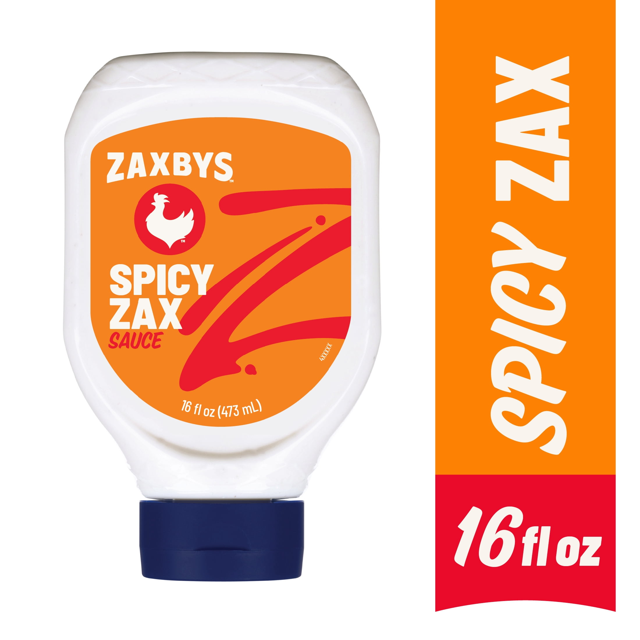 Zaxbys Spicy Zax Sauce, Restaurant Chicken Dipping Sauce, 16 fl oz