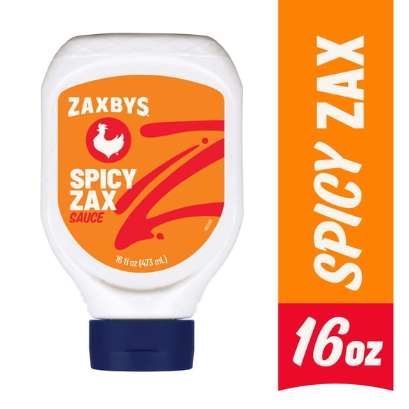 Zaxbys Spicy Zax Sauce, Restaurant Chicken Dipping Sauce, 16 fl oz