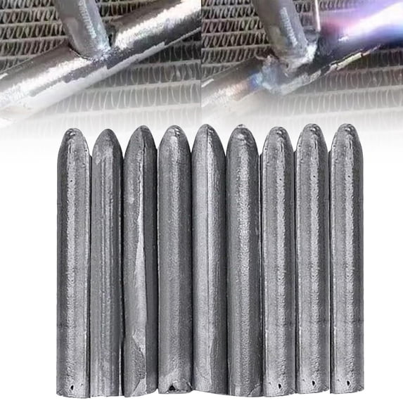 Zaxius 9Pcs Low Temperature Universal Welding Rods,Metal Welding Arc Equipment, Easy Melt Aluminum Rods,Arc Welding Equipment and Accessories for Stainless Steel Iron
