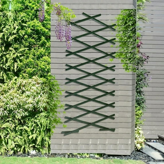 Zaxius Expandable Garden Trellis 11.8" x 70" Trellis for Climbing Plants Outdoor Trellis Netting Lattice Panels Trellis For Climbing Plants Wooden Trellis For Climbing Plants Outdoor Lattice Fence