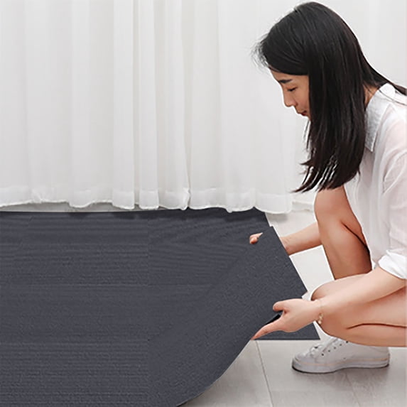Zaxius Peel & Stick Carpet Tiles, Self-Adhesive Floor Squares with Soft Padding