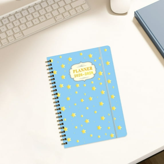 Zaxius Weekly Planner 2026 Daily Journal 2026 Planner Weekly And Monthly Multi Year Calendar 2025-2030 With Twin-Wire Binding Journal Notebook Day Planner 2026