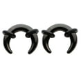 thumbnail image 1 of Zaya Body Jewelry Pair Black Steel Pinchers Tapers - Gauge=10 g (2.4 mm), 1 of 2