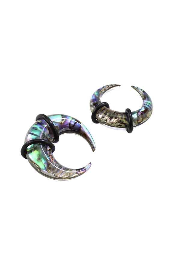 Jewelry Pair Shell Pinchers Horseshoes 6g 4mm