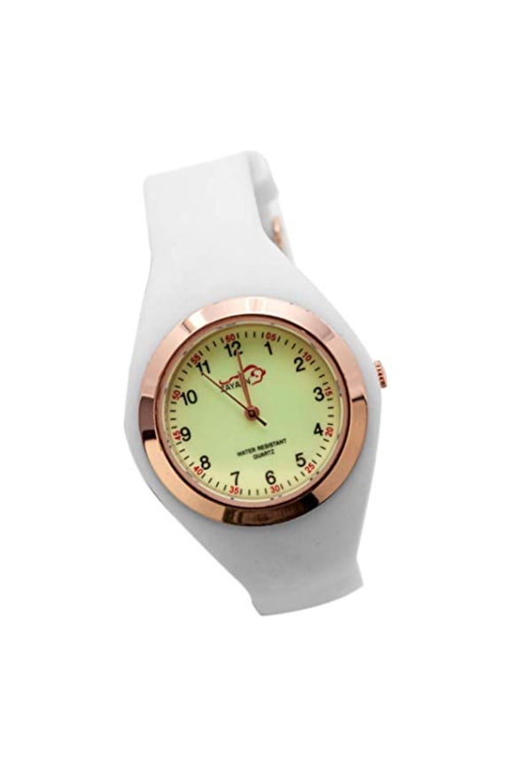 Chroma Balance Watch, Silicone Band, Water-resistant, White