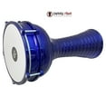 thumbnail image 1 of Zaza Percussion 16'' Turkish Aluminum Blue Darbuka Doumbek, Synthetic Head, 1 of 2