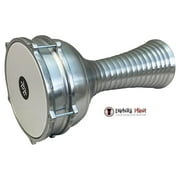 Zaza Percussion 16 Turkish Aluminum Silver Darbuka Doumbek, Synthetic Head