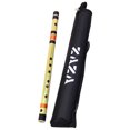 thumbnail image 1 of Zaza Percussion- Professional Scale E Middle Flute 15'' Inches Polished Bamboo Bansuri Flute (Indian Flute) With Carry Bag, 1 of 5