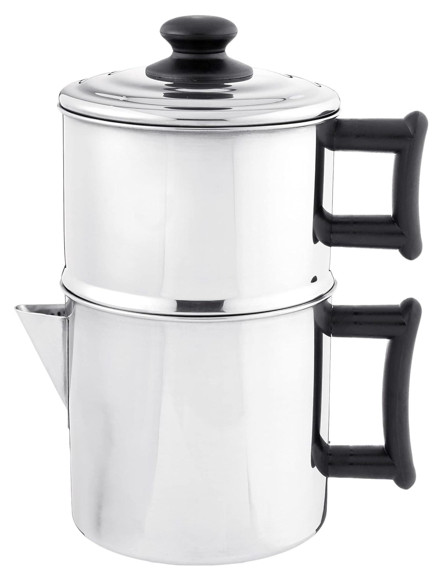 Zazesaby Stainless Steel 10 Cup Drip Coffee Maker, Stovetop Coffee maker, Coffee Pot