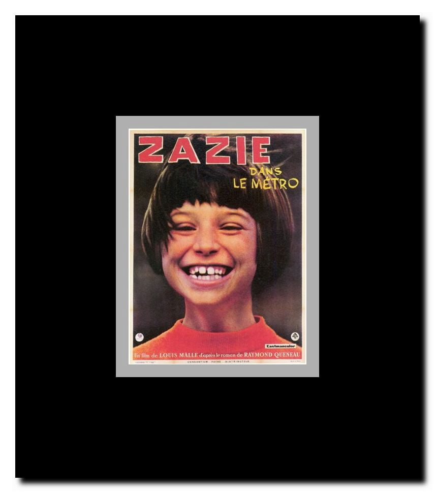 Zazie Dans Le Metro Framed Movie Poster
