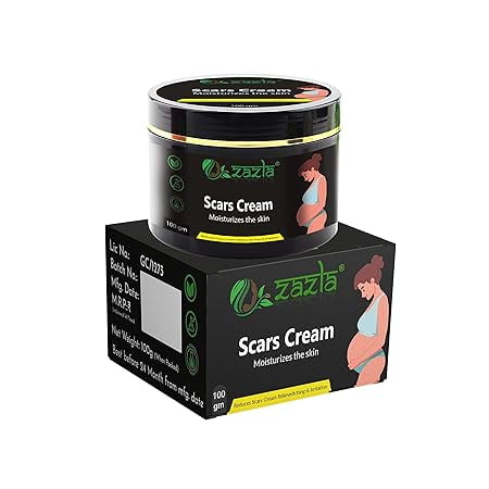 Zazla Anti-Stretch Marks Cream | Moisturizes the Skin Prevents & Reduces Stretch Marks 100gm