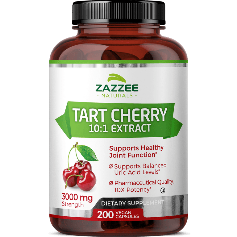 チェリーナッツ Zazzee Naturals Tart Cherry 10:1 Extract, 3000 mg Strength