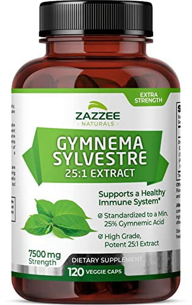 Where Can I Buy Gymnema Sylvestre Zazzee Organic Gymnema Sylvestre 25:1 Extract, 7500 mg, 120 Vegan
