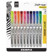 Zazzle Liquid Ink Highlighter, Assorted Ink Colors, Chisel Tip, Assorted Barrel Colors, 10/set | Bundle of 2 Sets