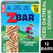 Zbar Iced Oatmeal Cookie Soft-Baked Energy Snack Bars, Organic Granola Bars, Snacks for Kids, 12 count