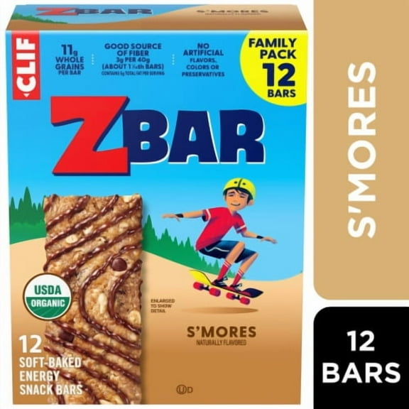 Zbar S'mores Organic Snack Bars 12 ct - Pack of 2