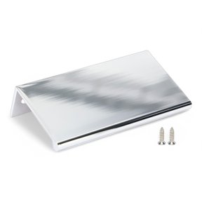 Zbox "3 Inch Cabinet Tab Pull - 3"" Chrome Plated Handle Cabinet Pull for Kitchen Cabinets"