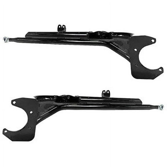 Zbroz Racing ARS FX Max Ground Clearance Trailing Arm Kit Gloss Black Compatible With Polaris RANGER RZR XP 1000 DYNAMIX Edit. 2019