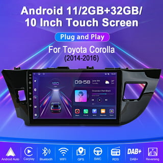 Awesafe Wireless Apple Carplay Car Stereo for Toyota Corolla 2013 2014 2015  2016 with Android Auto,10.1 Touchscreen 32GB Radio GPS Navigation WiFi FM  ABluetooth +Mic 