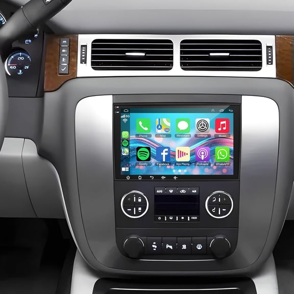 Zcargel 10in Android 13 Car Stereo Double Din with Wireless CarPlay & Android Auto, Carplay Screen for Car, WiFi FM/RDS, Head Unit In-Dash, Steering Wheel Control, for Dodge Challenger 2008-2014