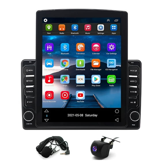 Zcargel 2+32G Android 13 Car Stereo 9.7in GPS Navigation for Dodge Caliber 2009-2011, Journey 2009-2011, for Chrysler Jeep, Built-in Wireless CarPlay, Android Auto, Bluetooth, Mirror Link, SWC