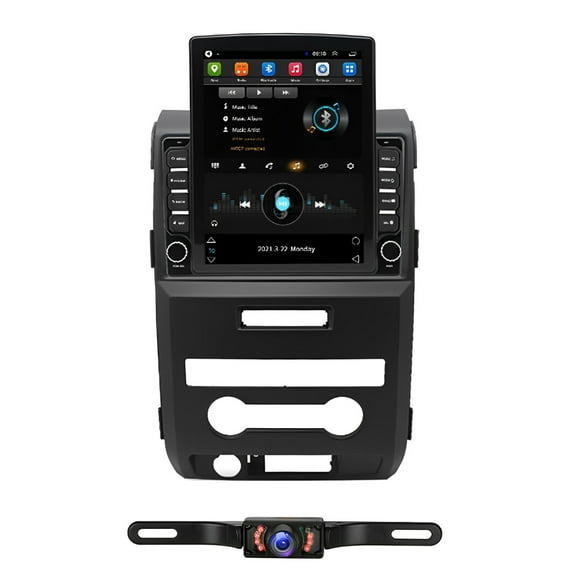 Zcargel 2+32G Car Radio for Ford F150 2009-2014 with CarPlay Android Auto 9.7" Touchscreen Head Unit with GPS Navigation Bluetooth WiFi FM/RDS DSP SWC
