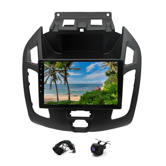 Zcargel 2+64G Car Radio Stereo for Ford Transit Connect/Tourneo Connect 2014-2018 with Wireless CarPlay Android Auto 9" Touchscreen Head Unit with GPS Navigation Bluetooth FM/RDS