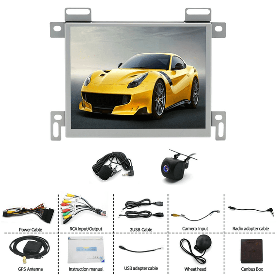 Zcargel 2+64G Car Radio for Charger Challenger 2015-2019 with CarPlay Android Auto 8.4" Touchscreen Head Unit with FM/AM Radio SWC WiFi Bluetooth