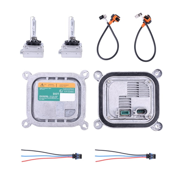 Zcargel 2-Pack D3S HID Xenon Headlight Ballast and Bulb Kit for 2010-2019 Ford Mustang, 35W 6000K Super Bright White, Replaces 8A5Z-13C170-A Includes Igniter & Power Cables