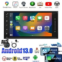 Zcargel 2GB 32GB Car Radio for Toyọta 4 Runner Camry, 7 Inch IPS Touchscreen Car Stereo with Wireless Carplay,Android Auto,GPS,Bluetooth,FM, Android 12 Car Navigation with Back-up Camera