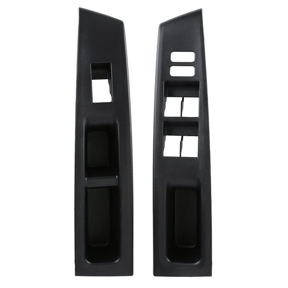 Zcargel 2Pcs Front Armrest Upper Panel Set Replace 74232-52570-C0 74231-52630-C0 For Toyota Vitz 2010-2014