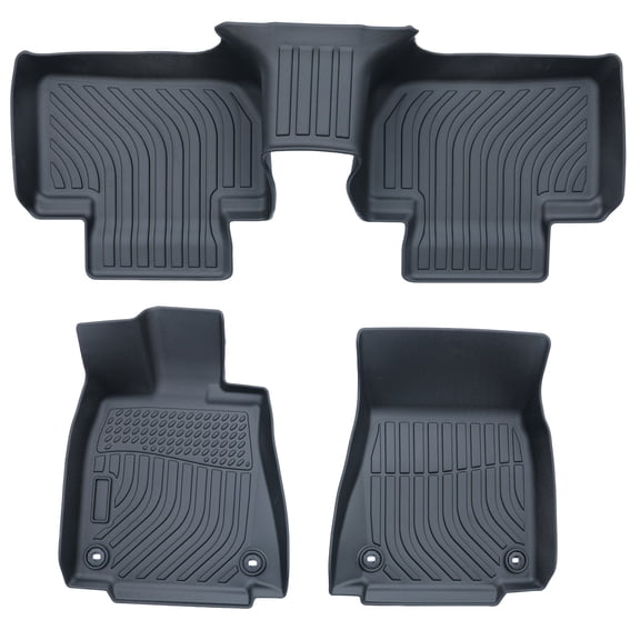 Zcargel 3Pcs Car Floor Mats for Lexus IS200t IS250 IS300 IS350 RWD 2015-2024 TPE Waterproof