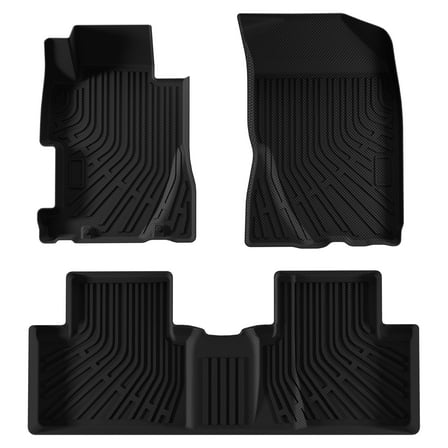 Zcargel 3Pcs/Set All-Weather Car Floor Mats Waterproof Heavy Duty Flexible for Honda Civic 2006-2011