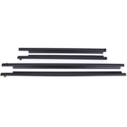 Zcargel 4Pcs Door Window Molding Trim Belt Weatherstrip Seal Kit, Black Rubber Exterior Glass Seals, Replace 68161-35010 68162-35010 68163-35010 68164-35010, Direct Fit for Toyota 4Runner 1996-2001