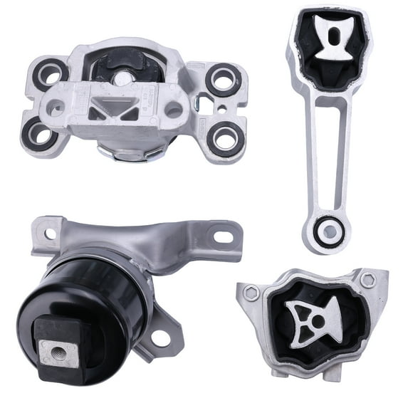 Zcargel 4Pcs Engine Support Mount Kit Rubber Reduces Vibration for Volvo XC60 2010-2016 Replace A4070 A4099