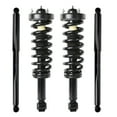 thumbnail image 1 of Zcargel 4WD Front Pair Complete Quick Struts with Coil Springs + Rear Shock Absorbers, Replace OE 171141 349108, Direct Suspension Replacement Kit for Ford F-150 2009-2013 Shock and Strut Assemblies, 1 of 11