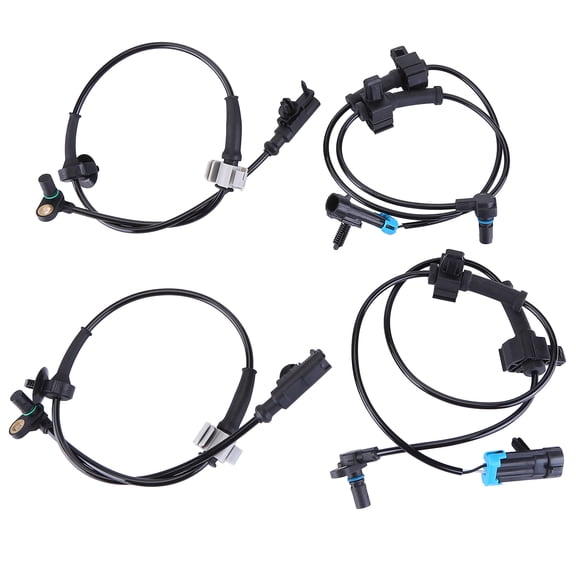 Zcargel 4pcs ABS Speed Sensor Replace 20938121 for Chevy Silverado 1500 GMC Sierra 1500 2007-2013 Reliable High Sensitivity