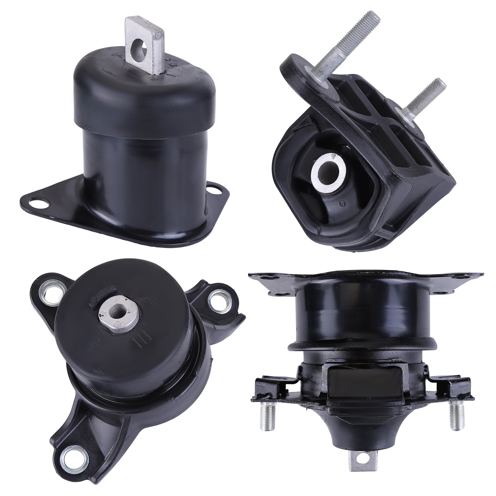 Engine Mount Components Zcargel 4x Engine Motor & Trans Mount Set Steel Rubber Reduces ...
