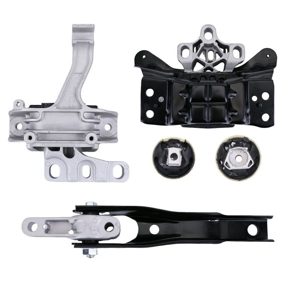 Zcargel 5Pcs Engine Motor and Transmission Mount Set, Replace OE A4085 A4934 A4935 R3057 9918 9919 9985 9917, Steel + Rubber Replacement Kit Compatible for Audi A3 2015-2019, S3, VW Golf GTI Jetta